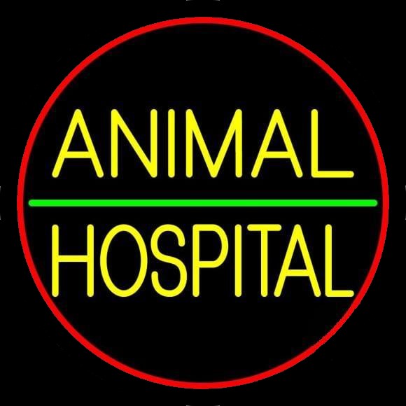 Animal Hospital Neon Sign